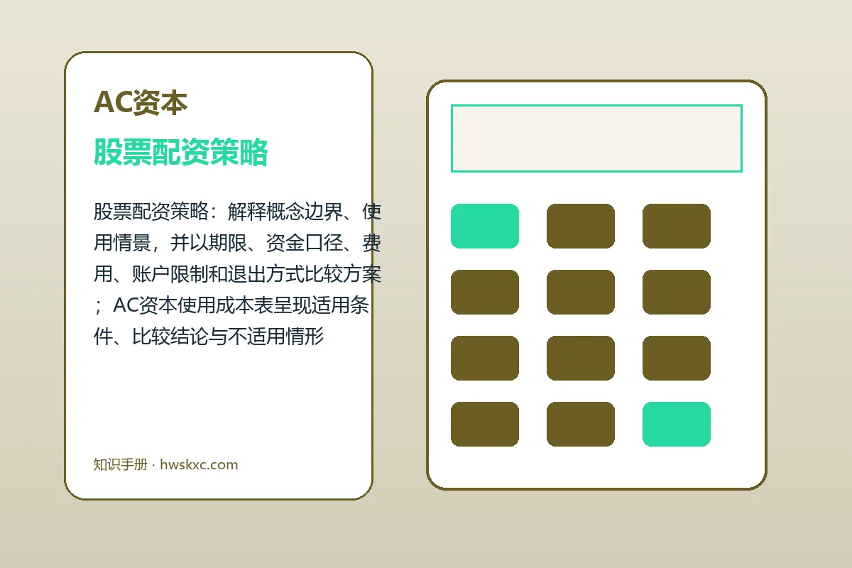AC资本股票配资策略与股票配资流程图解